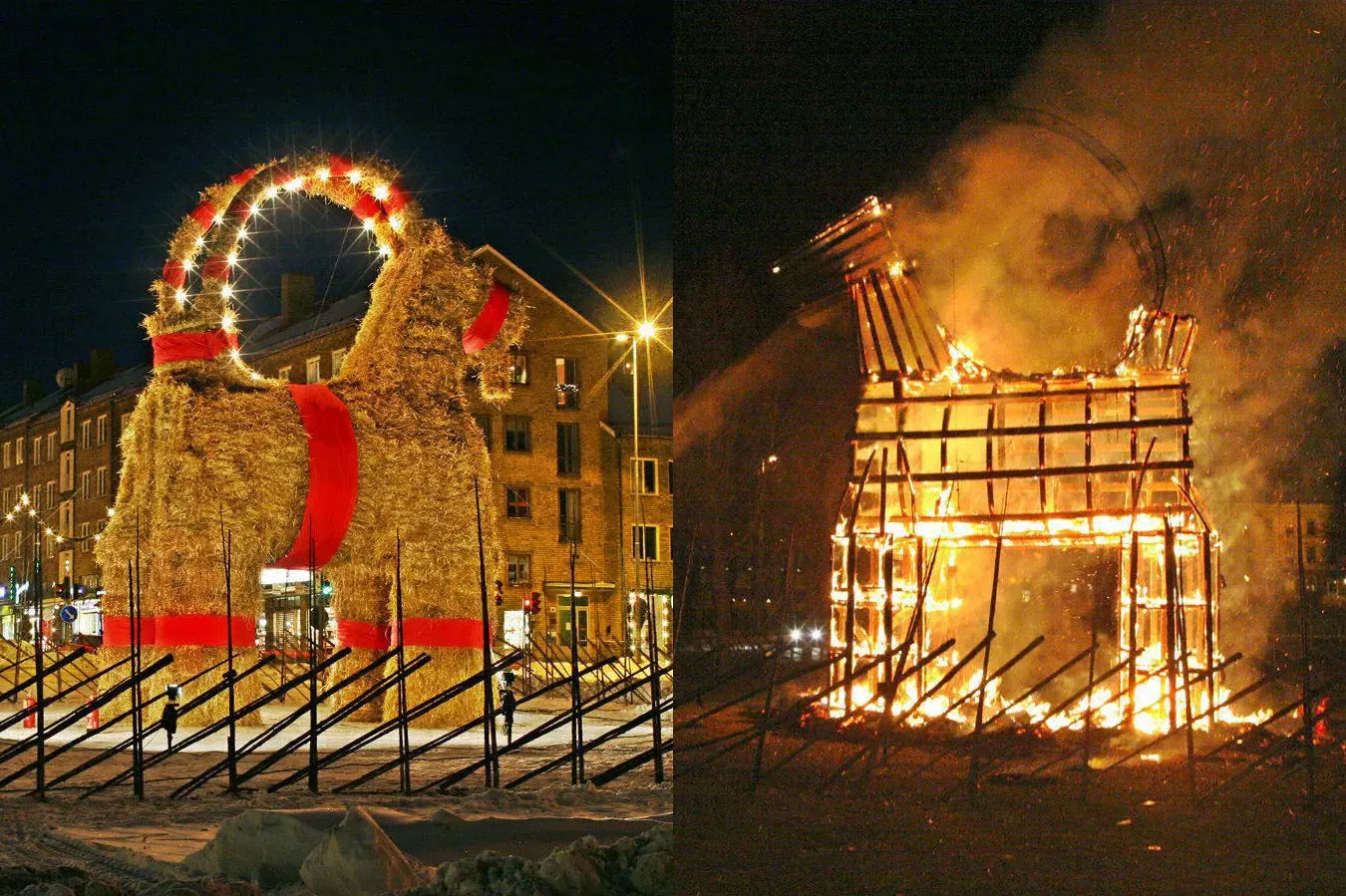 The Gävle Goat Christmas decoration